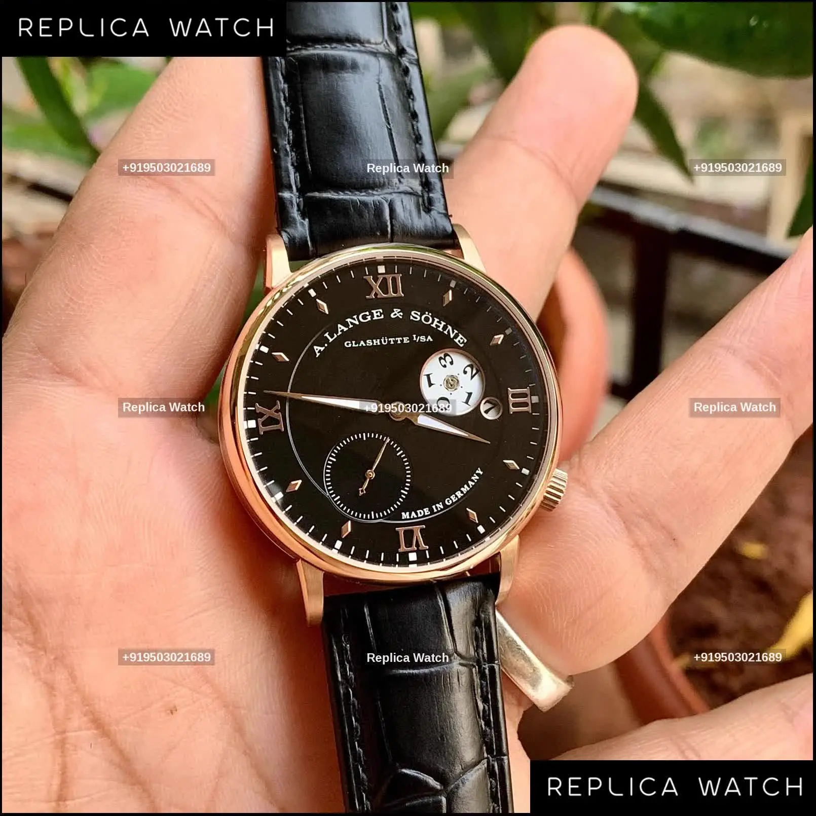 A. Lange & Söhne Saxonia Rose Gold luxury watch