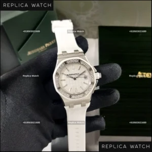 Audemars Piguet Royal Oak Offshore 67540SK diamond bezel watch