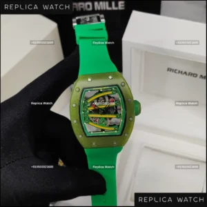 Richard Mille RM59-01 Yohan Blake Skeleton Green Watch