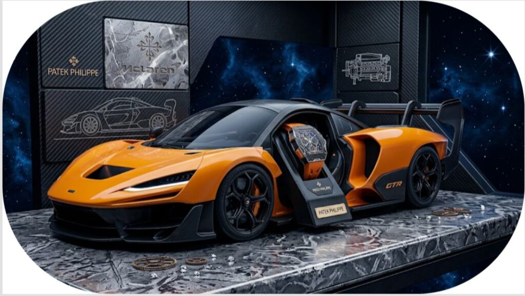 patek-philippe-luxury-watch-displayLuxury Patek Philippe watch showcased